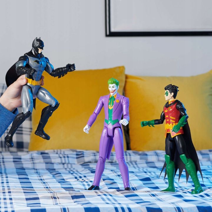Batman Zestaw 3w1 Dc Comics Duże Figurki 30cm Batman Robin Joker
