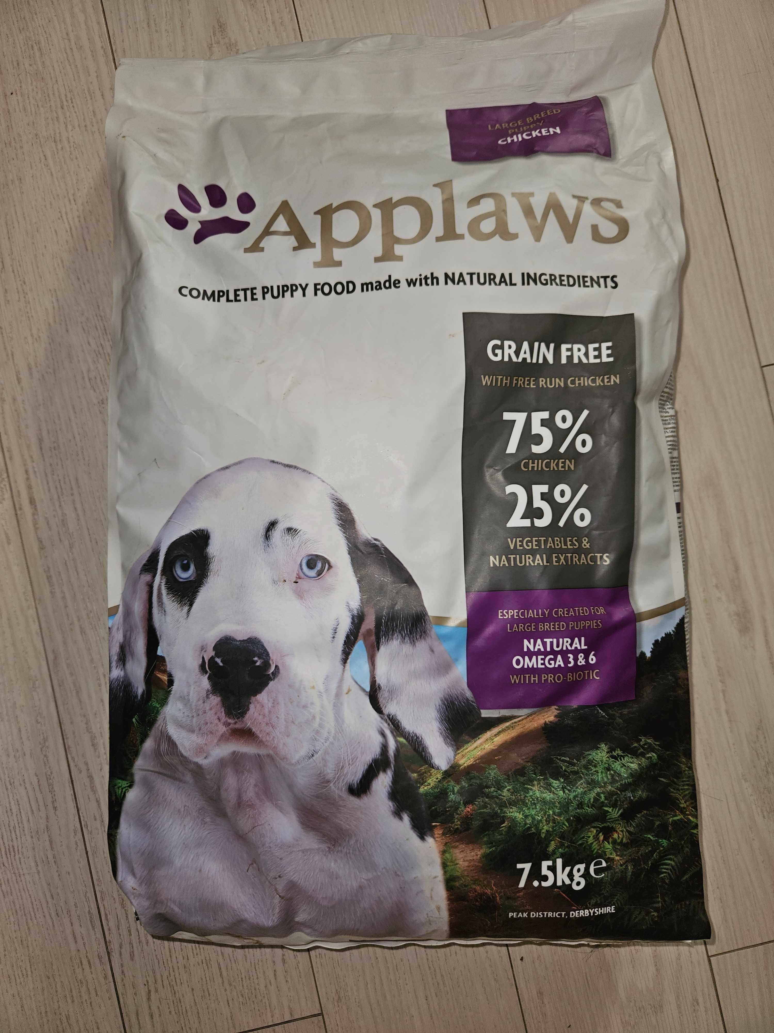 Корм для щенков и собак APPLAWS Puppy Large Breed Chicken,7 5 кг