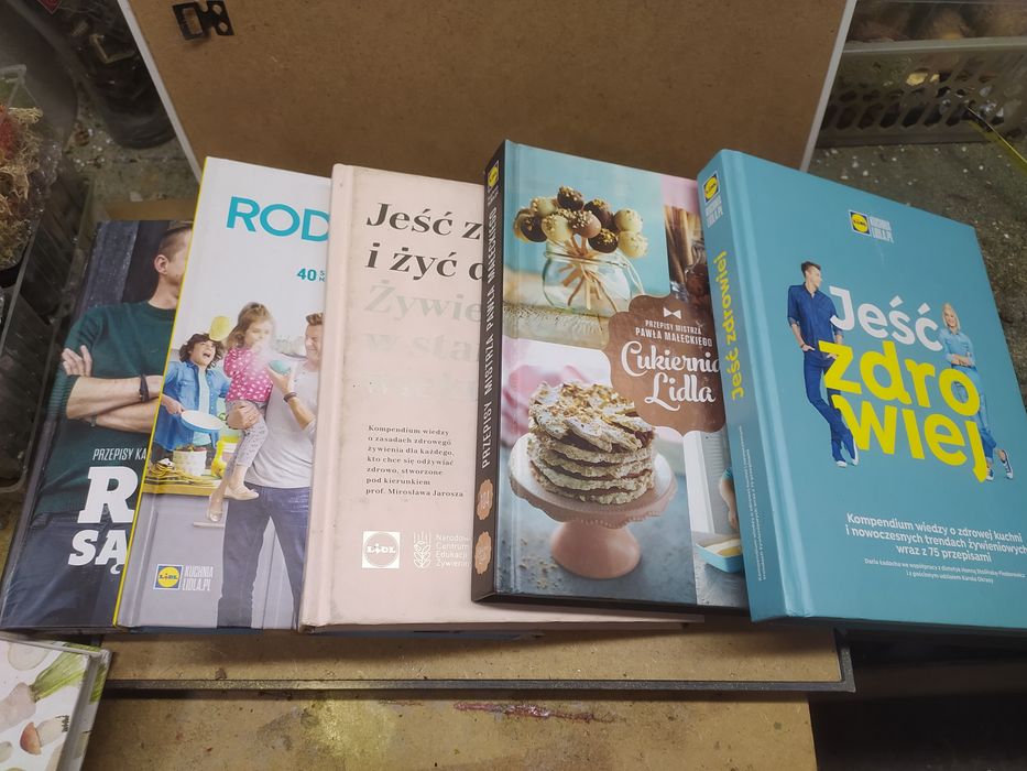 Książki kucharskie LIDL -zestaw 5 szt