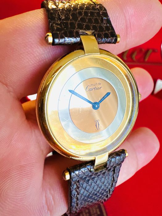 Cartier Vendome Trinity 30mm zegarek kolekcjonerski