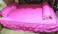 Комплект покривал накидок на білизну рожевий півтораспальний