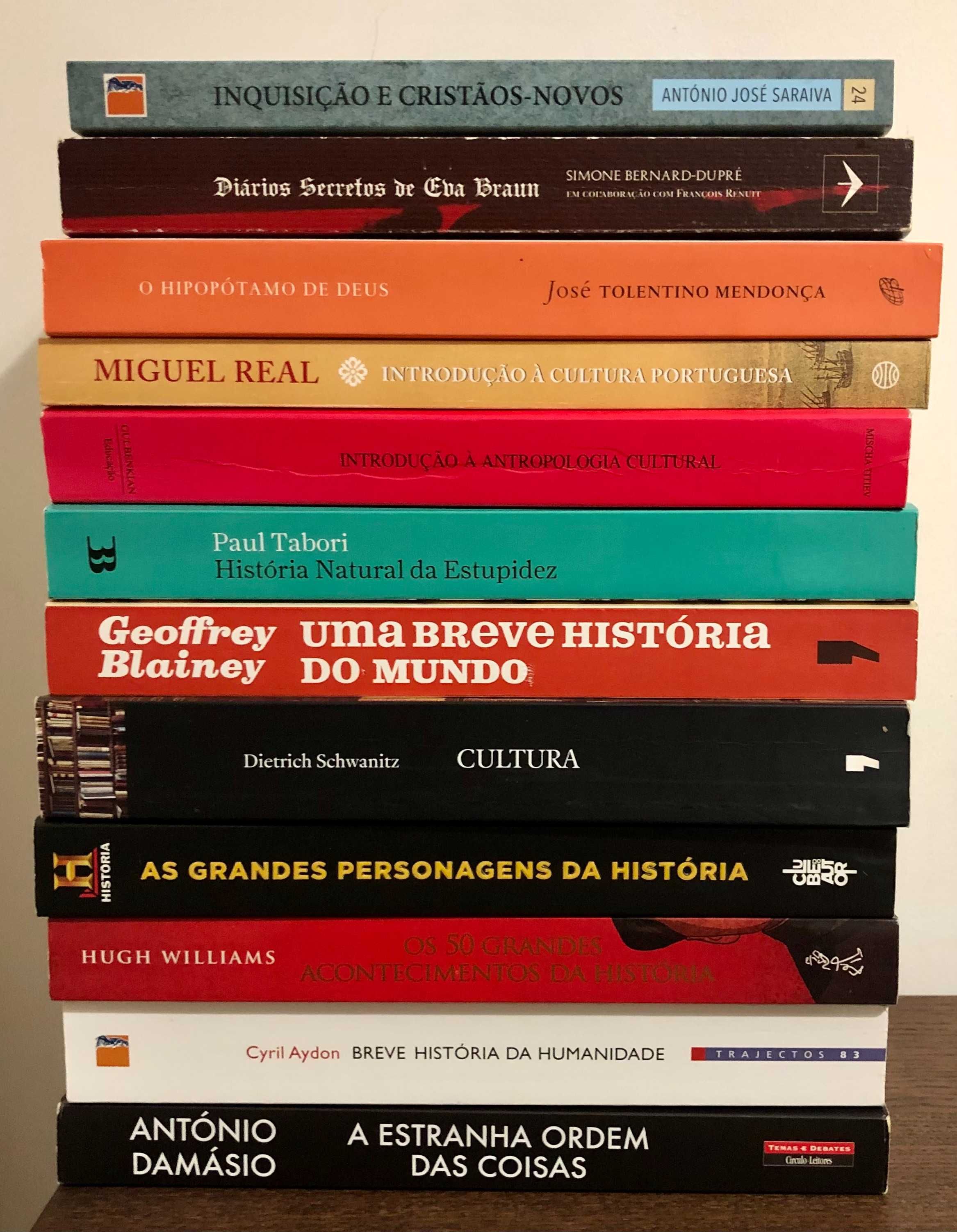 Pack Doze Livros História e Ensaio