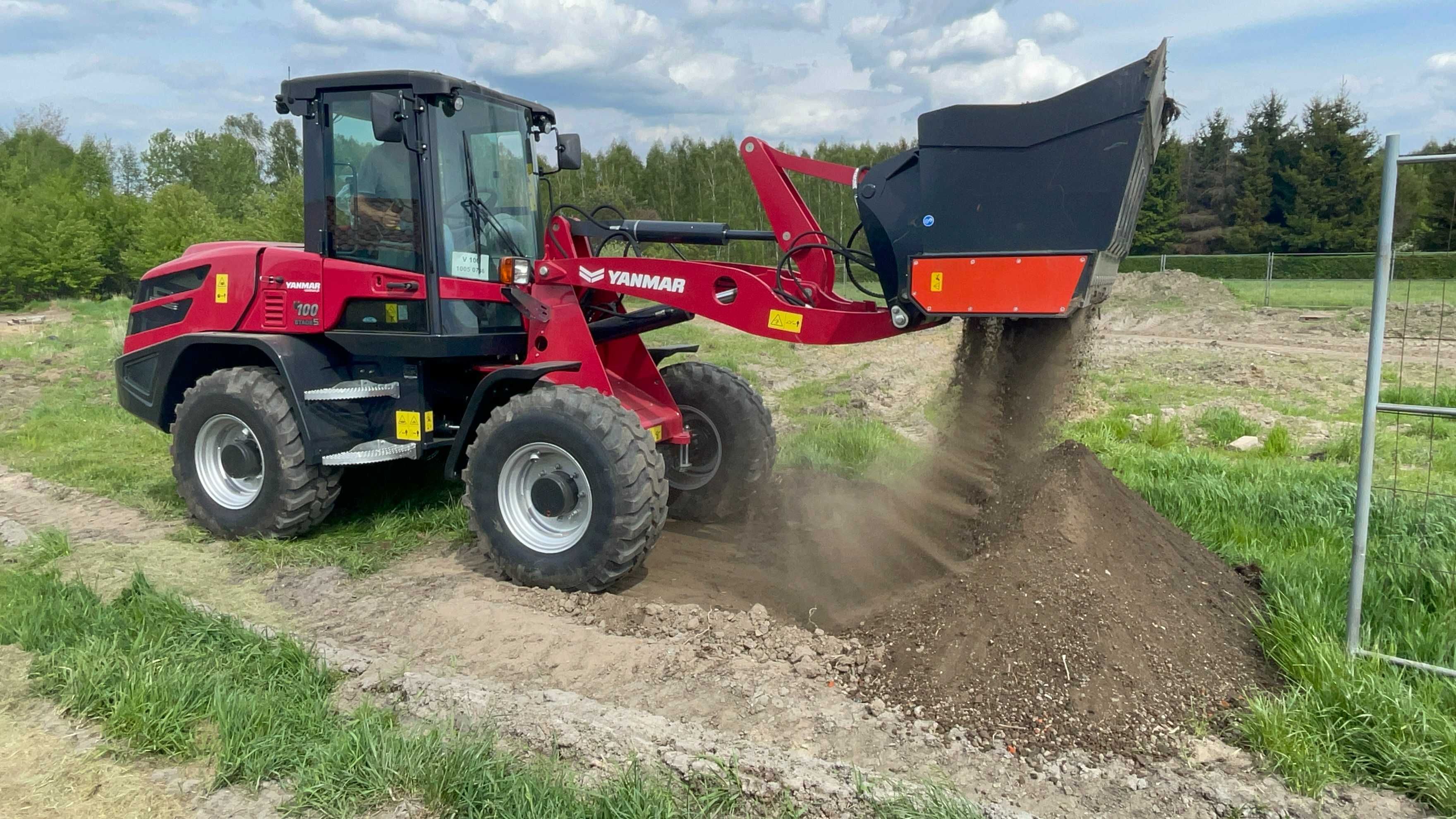 Yanmar V80 łyzka przesiewajaca