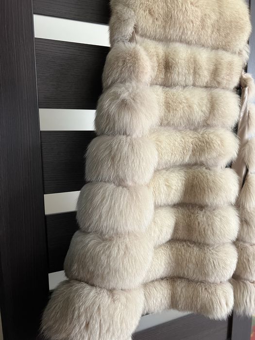 Песцовая жилетка