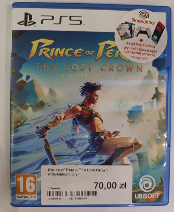 Gra na konsole PS5 Prince of Persia the Lost Crown