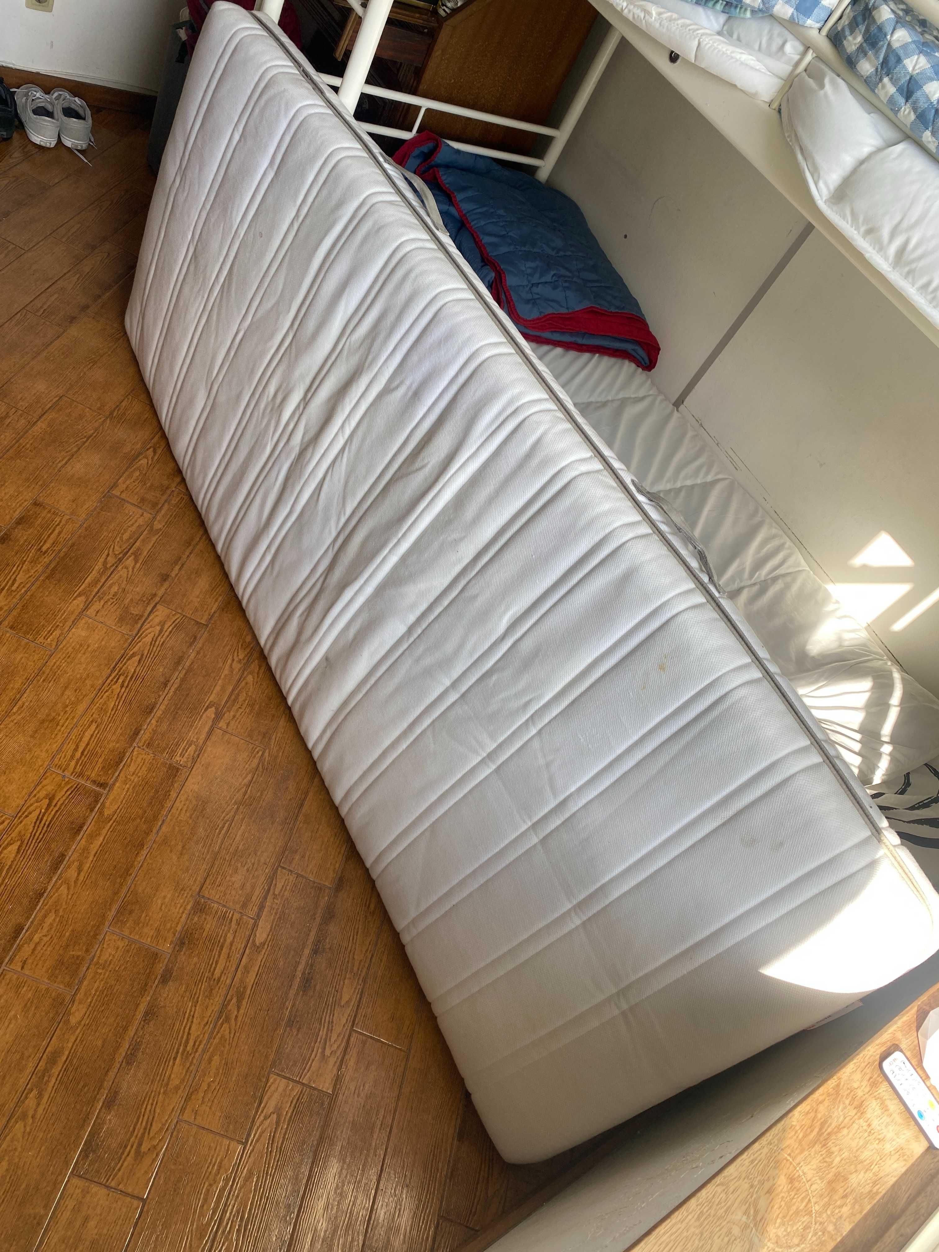 Colchão IKEA- MALVIK -  Como Novo 80 X 200cm