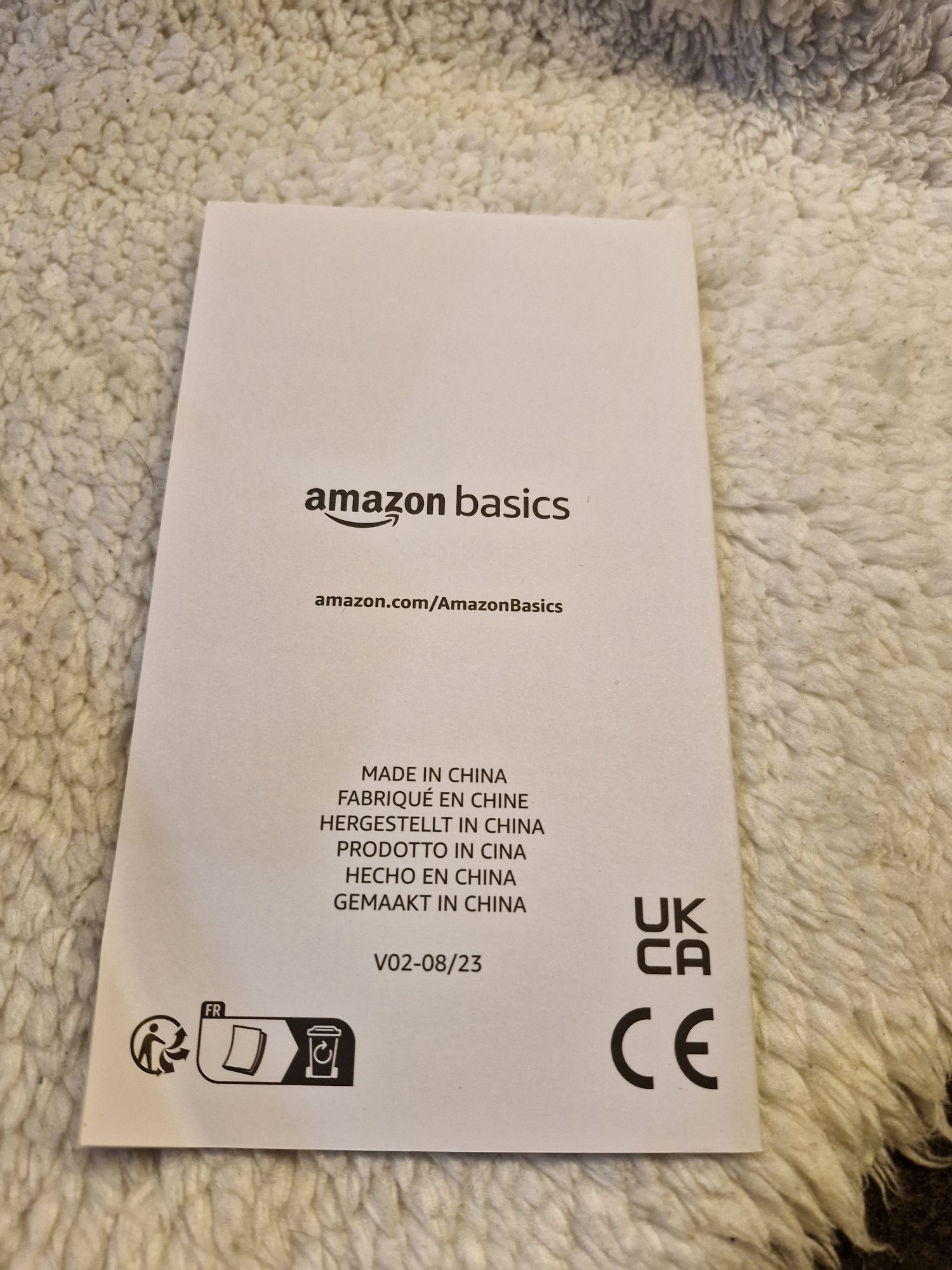 Bezprzewodowa klawiatura Amazon Basics nowa myszka zestaw czarny