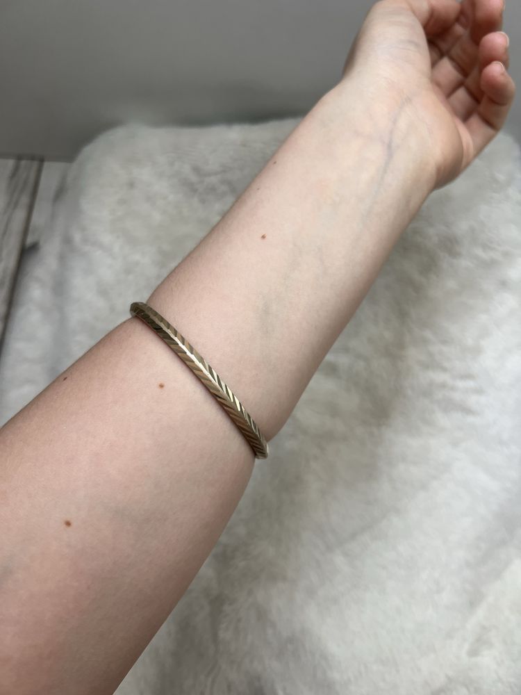 Bransoletka metal metalowa elegancka szykowna okrągła casual 20