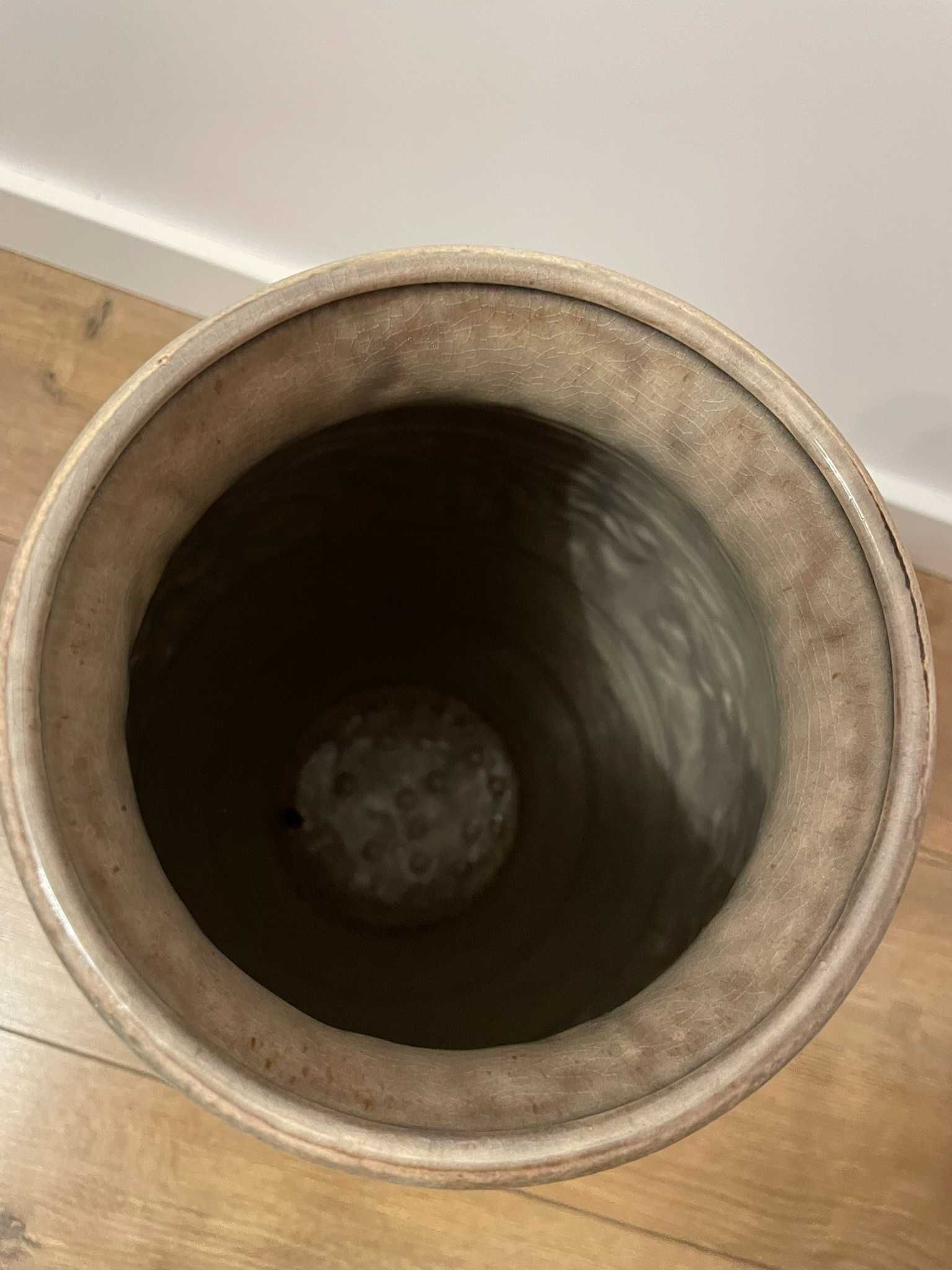 Porcelanowy rzeźbiony ceramiczny wazon Jasba dzban antyki vintage