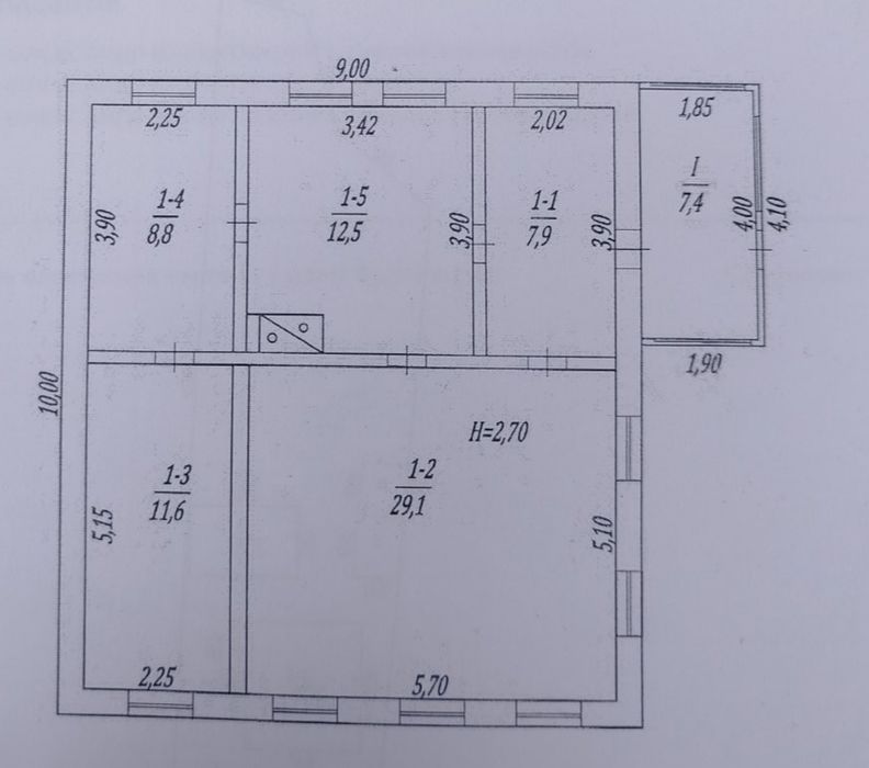 Продам цегляний  будинок в Вододазі поряд з транспортом