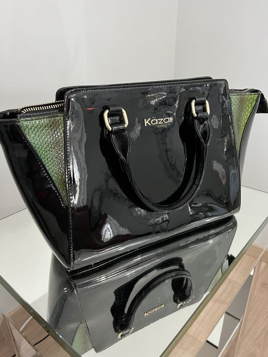 Torebka Kazar skóra lakierowana