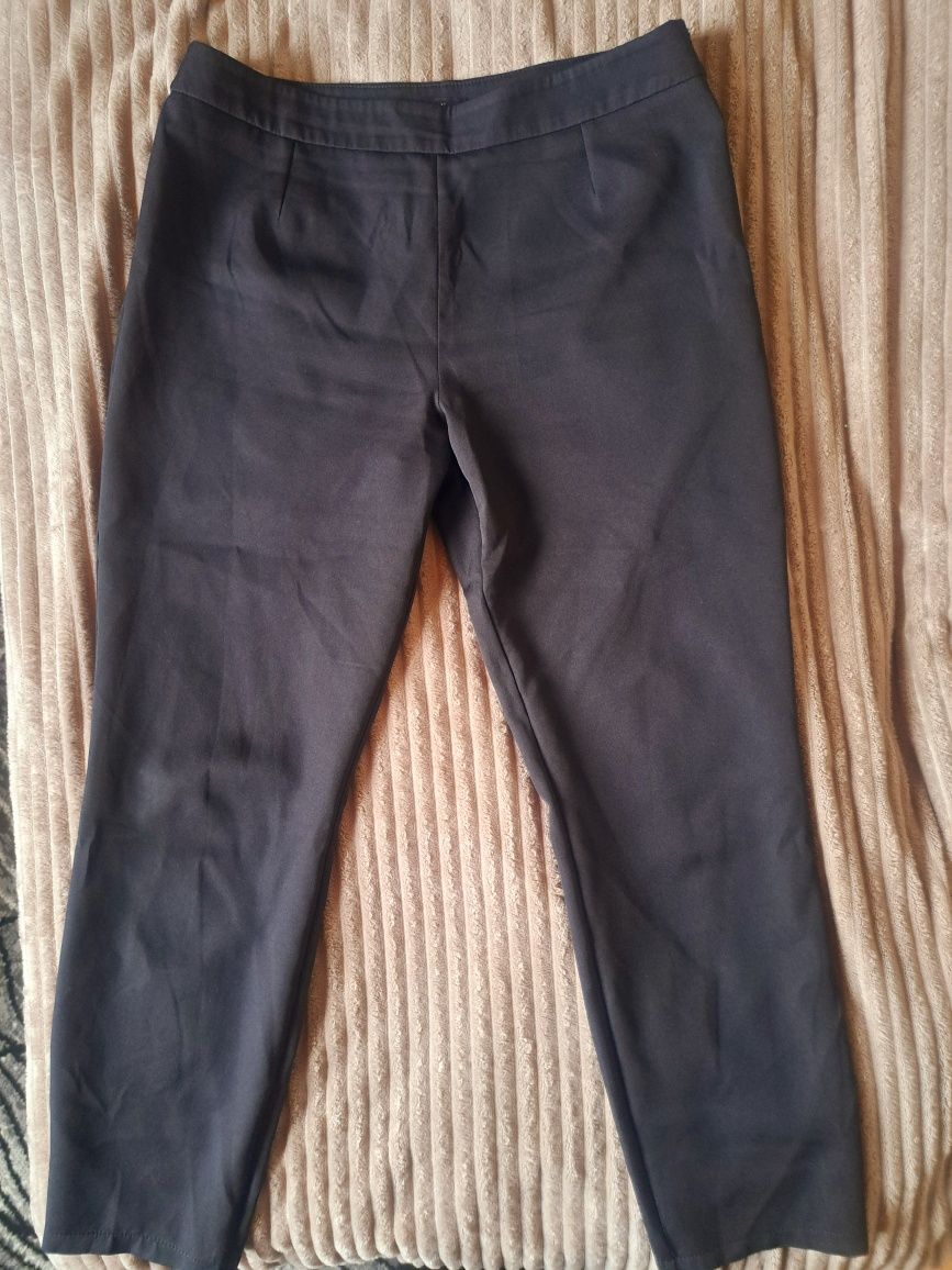 Damski czarny garnitur marynarka + spodnie XL XXL