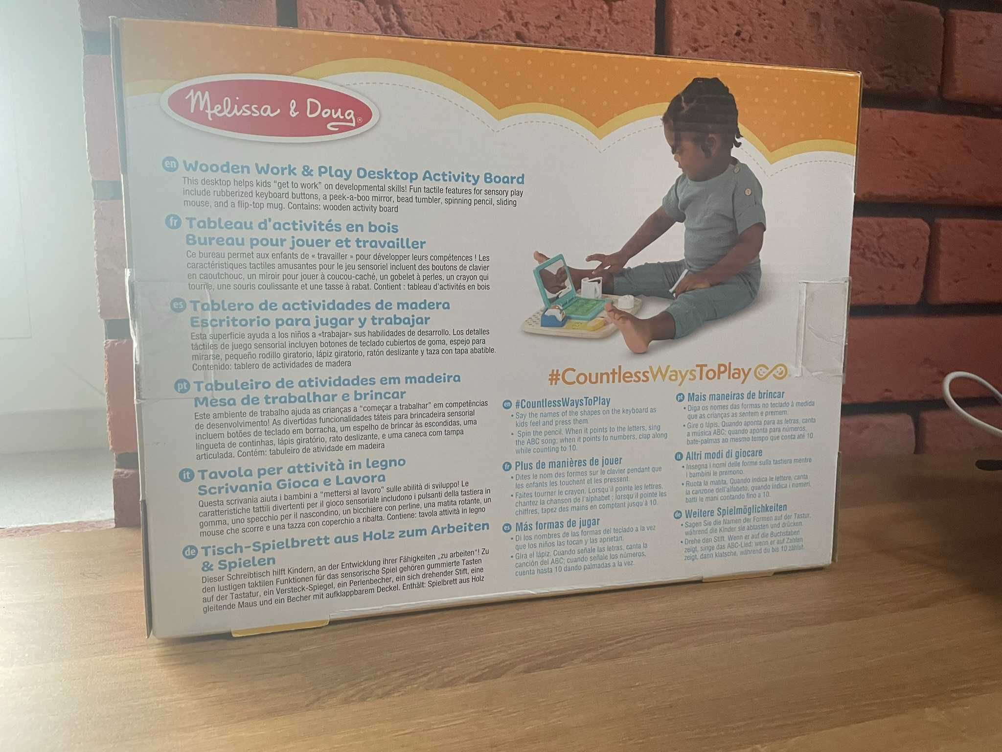 Prezent na święta Drewniany komputer edukacyjny Melissa and Doug