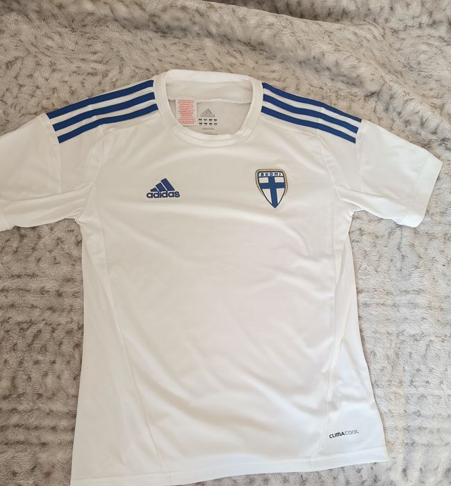 Koszulka piłkarska Finlandia Adidas | Oryginalna, stan bardzo dobry