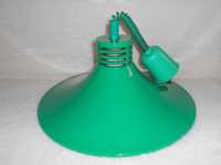 Lampa wisząca w kolorze zielonym,metalowa wym: 45x45 cm,  sprzedam.