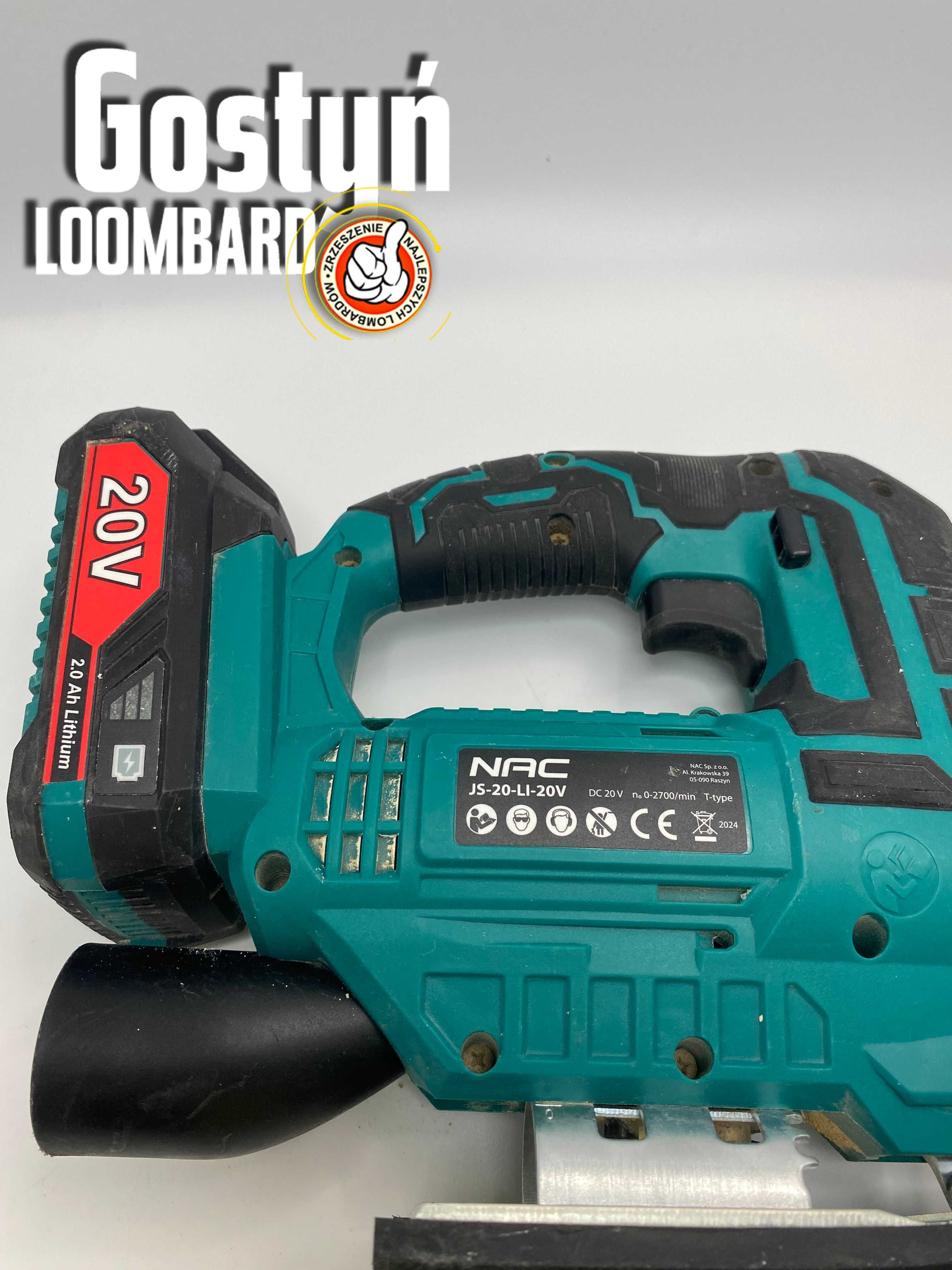 od Loombard Gostyń Wyrzynarka Nac JS-20-LI-20V KOMPLET!
