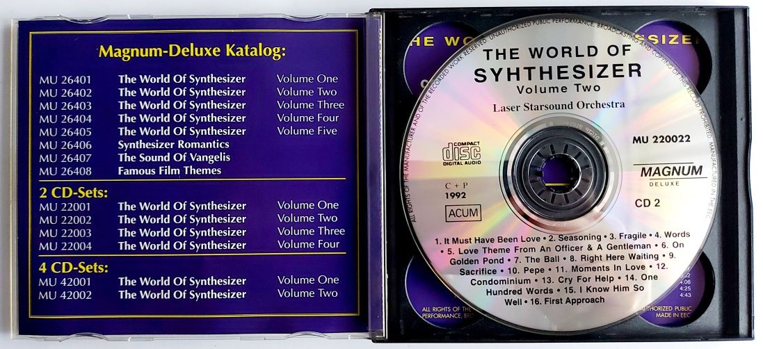 The World Of Synthesizer Volume 2 2CD 1992r