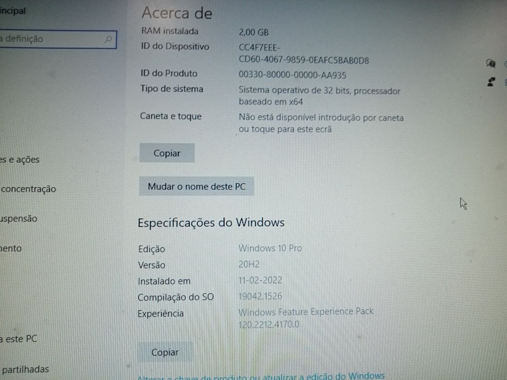 Computador de secretária