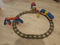 Lego duplo 5608 pociąg, tory, klocki, ludziki