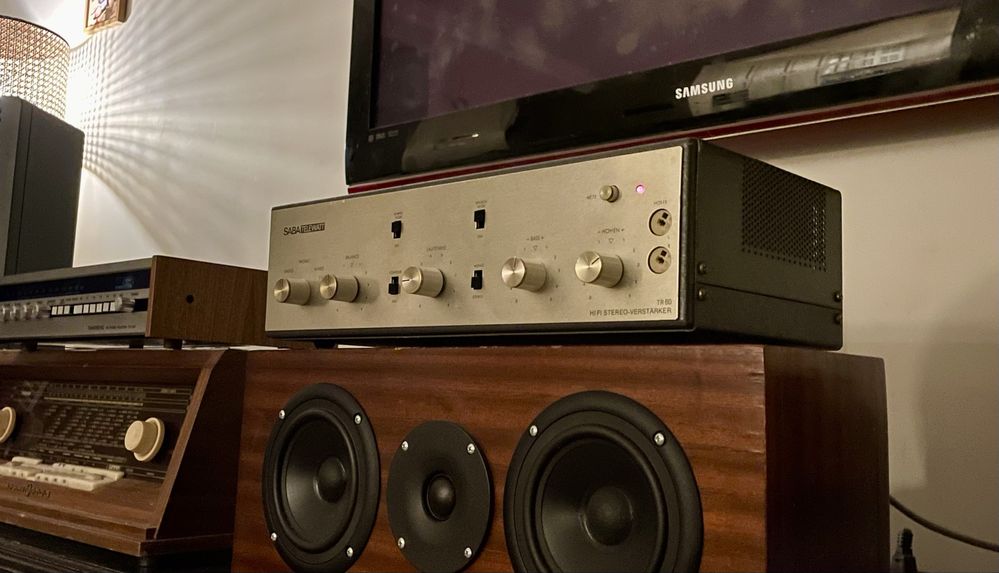 Saba Telewatt Hi-Fi stereo TR 60 wzmacniacz lampowy