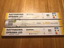 3 lampy  natynkowe led, wąskie