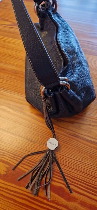 Mala de mão Furla castanho escuro