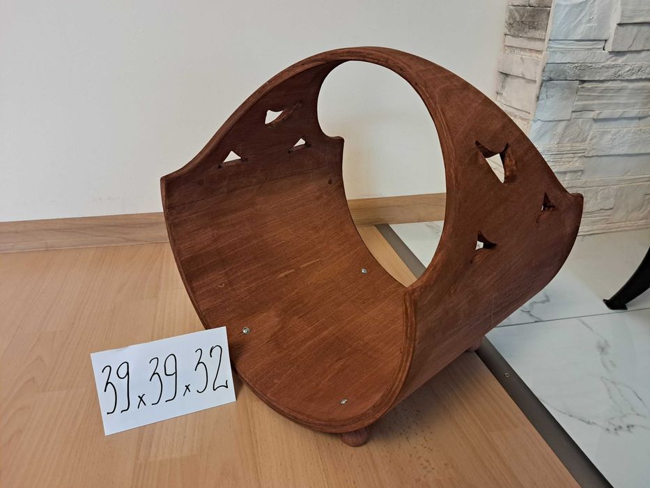 Kosz na drewno kominkowe