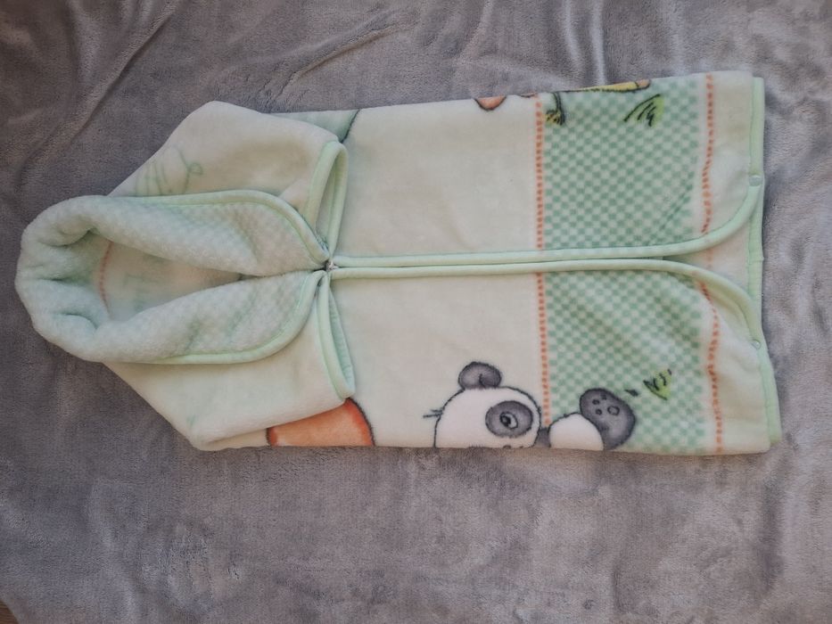 Зимовий конверт для новонароджених на виписку чи в коляску, ковдра