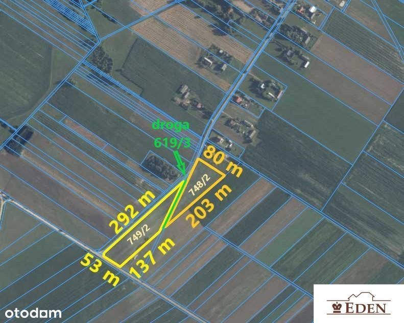 Na sprzedaż działki w  m. Tończa-Janówki, gm. Liw, pow. węgrowski.