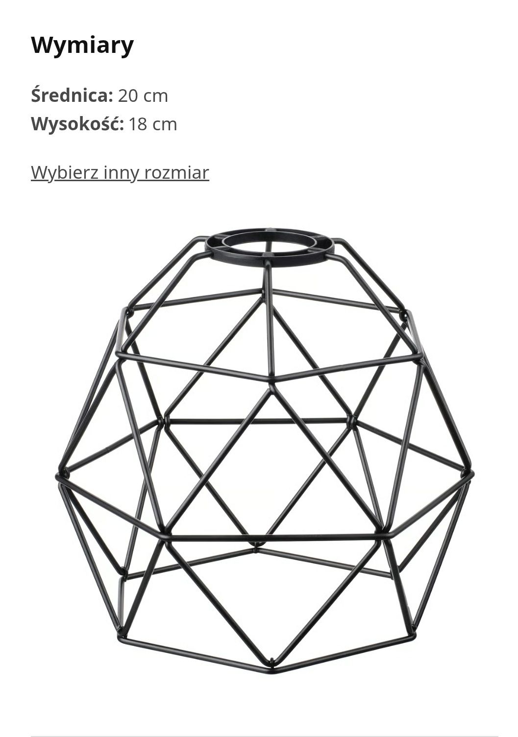 2x abażur klosz brunsta ikea