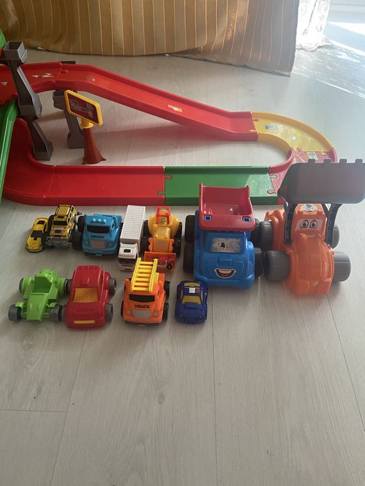 Гараж трек Wader 9.1м, Lego duplo потяг з цифрами