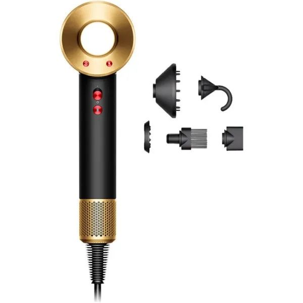 Фен для волосся dyson supersonic hd07 (onyx black/gold) (uk)