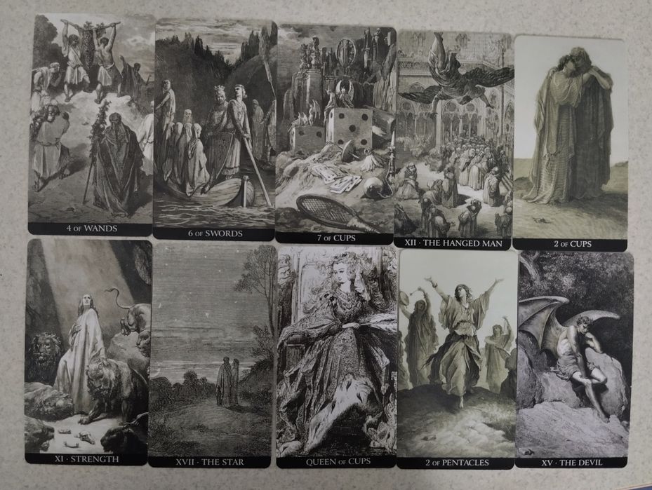 Таро Гюстав Доре. Колода карт. Таро Tarot Dore