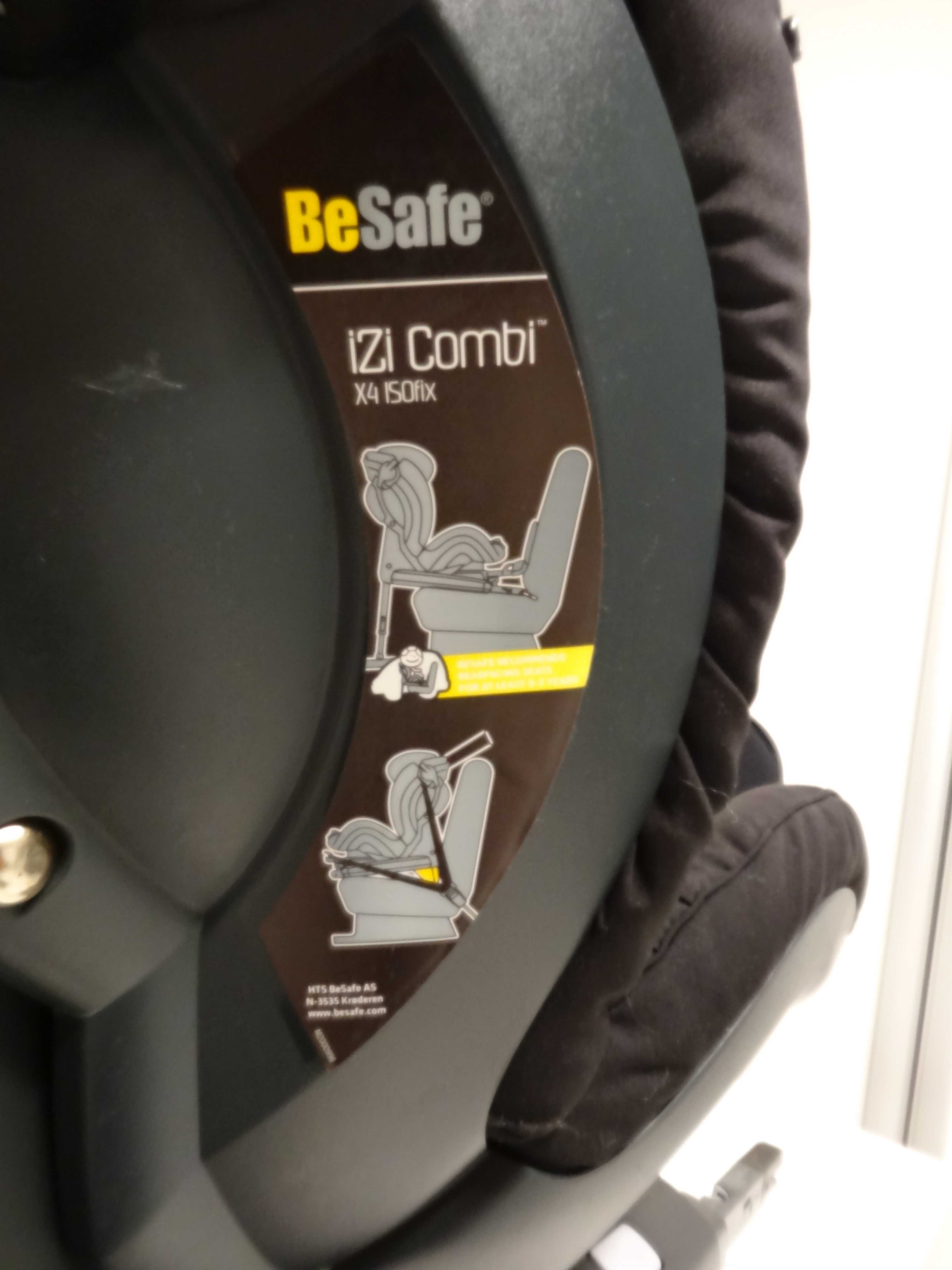 Fotelik samochodowy BeSafe Izi Combi x4 isofix 0-18 kg do 4 lat