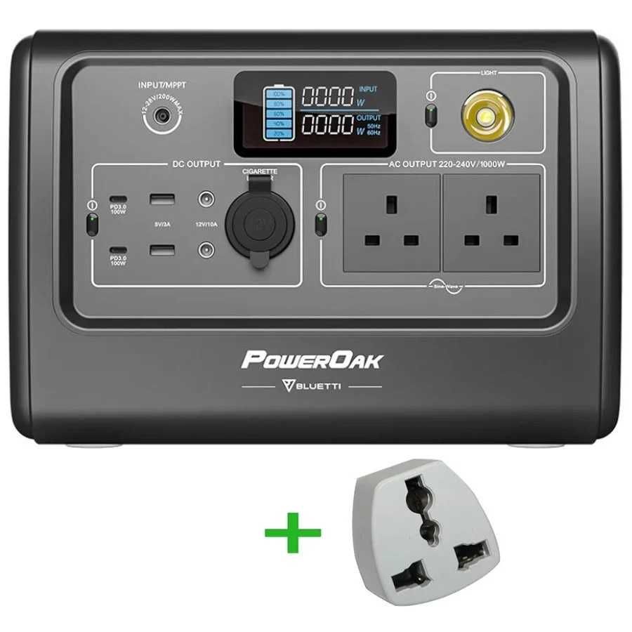 Зарядная станция BLUETTI PowerOak EB70 1000W 716Wh