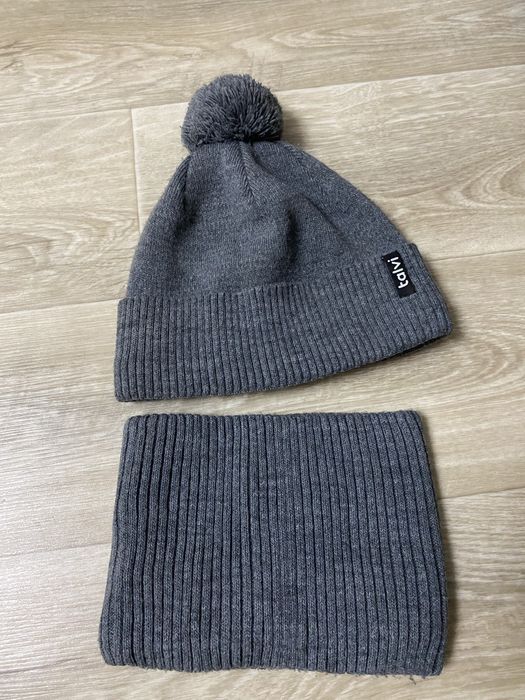 Шапка зимняя с хомутом 52 размер