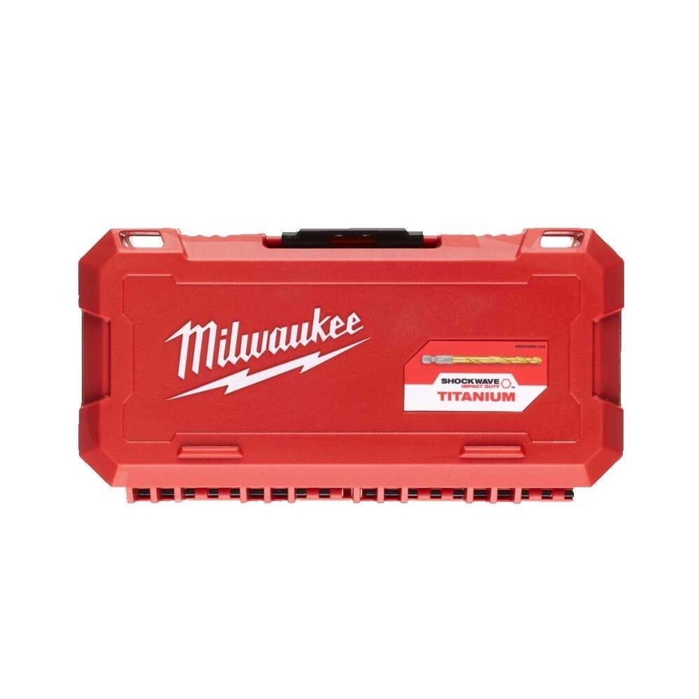 Набір свердл, свердел по металу Milwaukee RedHEX HSS-G TiN, 19 шт