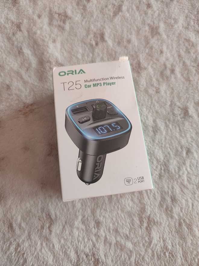 Oria Transmiter samochodowy T25 Bluetooth czarny