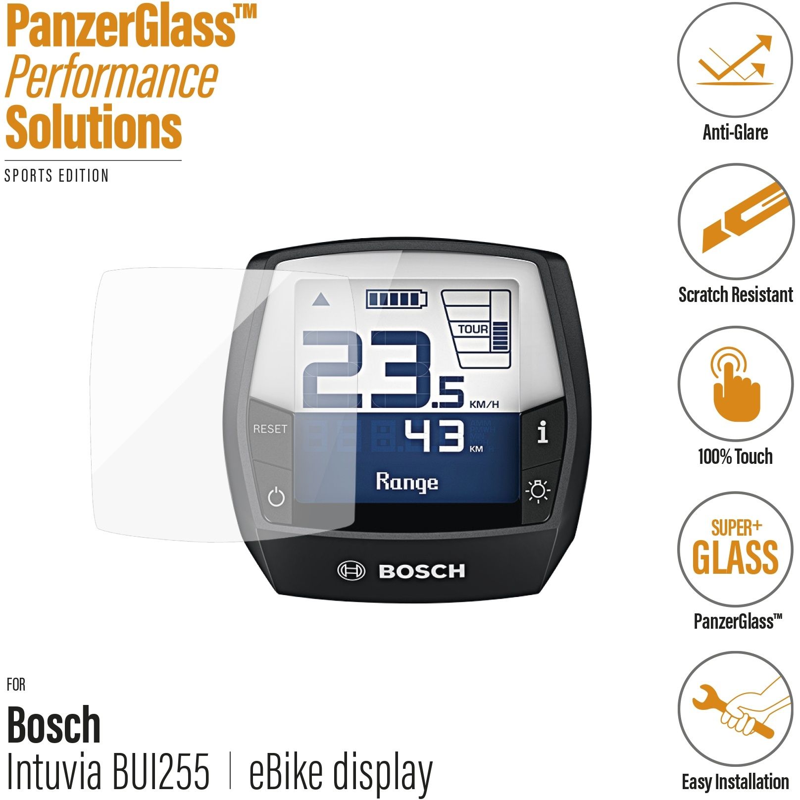 Bosch Kiox Purion Intuvia Shimano захисне скло, силікон