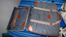 Mala de viagem vintage + porta fatos vintage