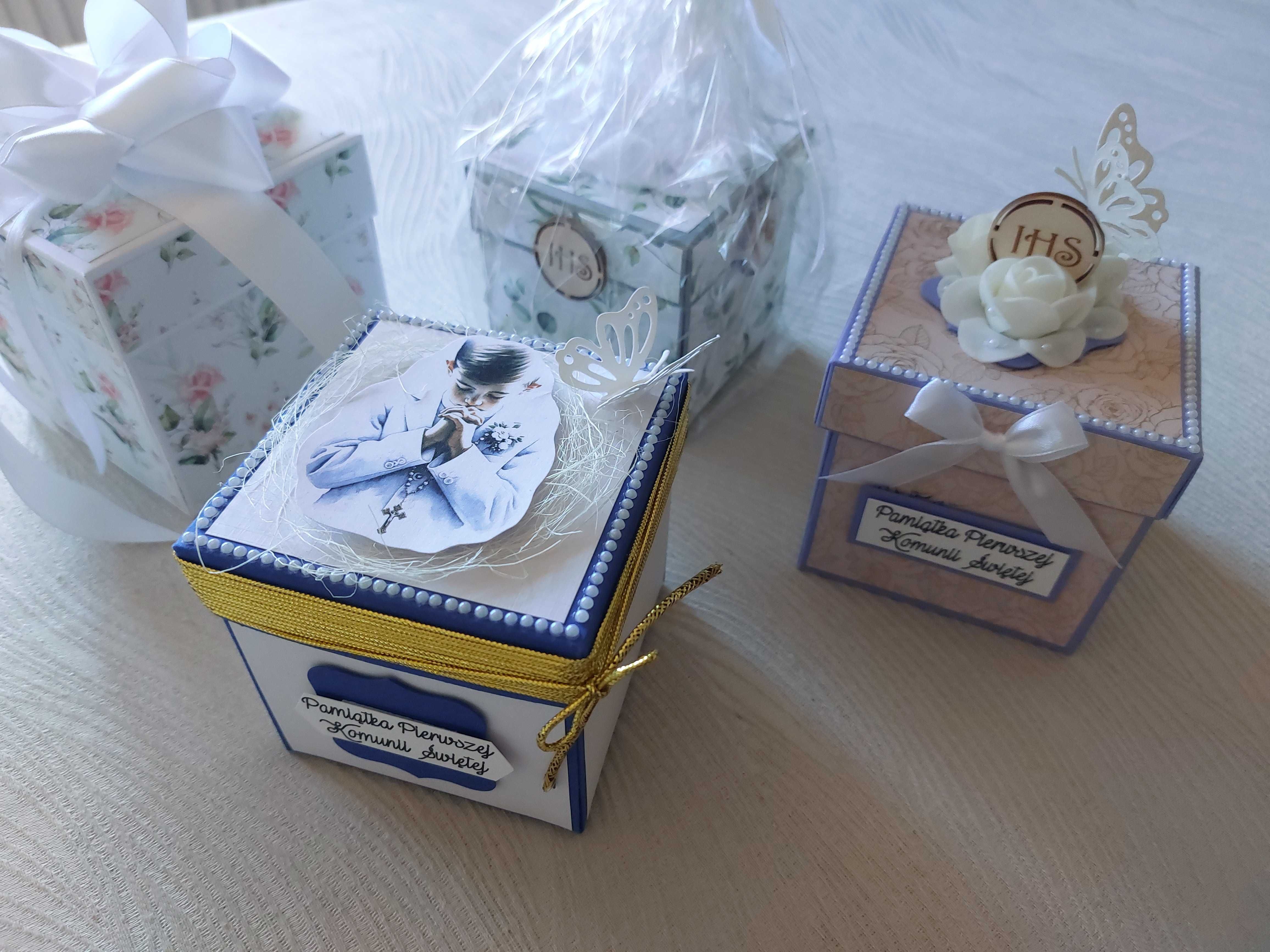 Promocja!! Exploding box Pierwsza Komunia Święta