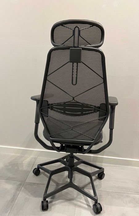 STYRSPEL IKEA - Krzesło biurowe, gamingowe, ciemnoszary/szary