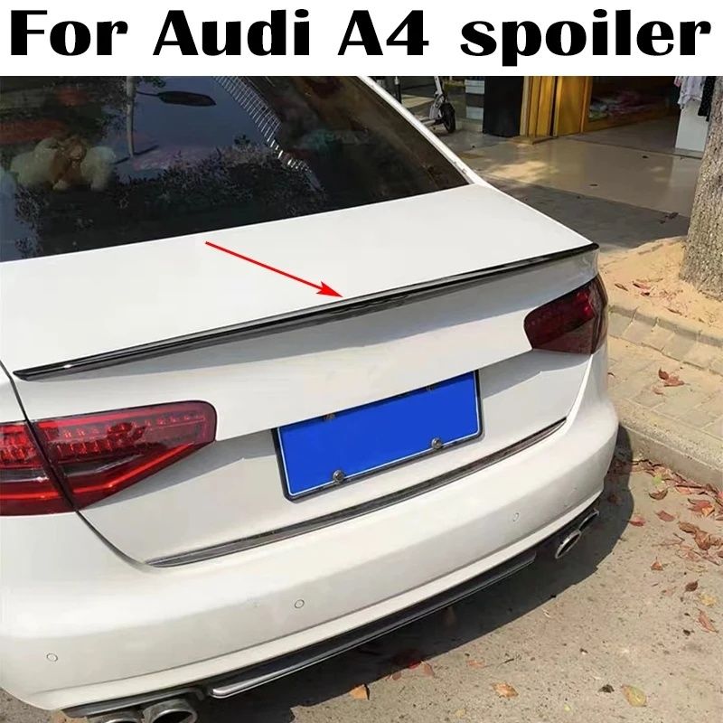Спойлер Audi A4 B8 накладка багажника сплиттер диффузор сплітер губа