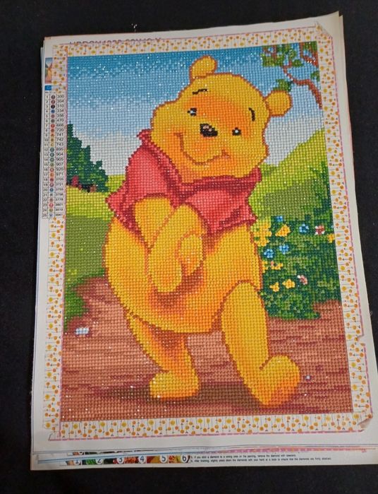 Telas feitas em Diamond Painting