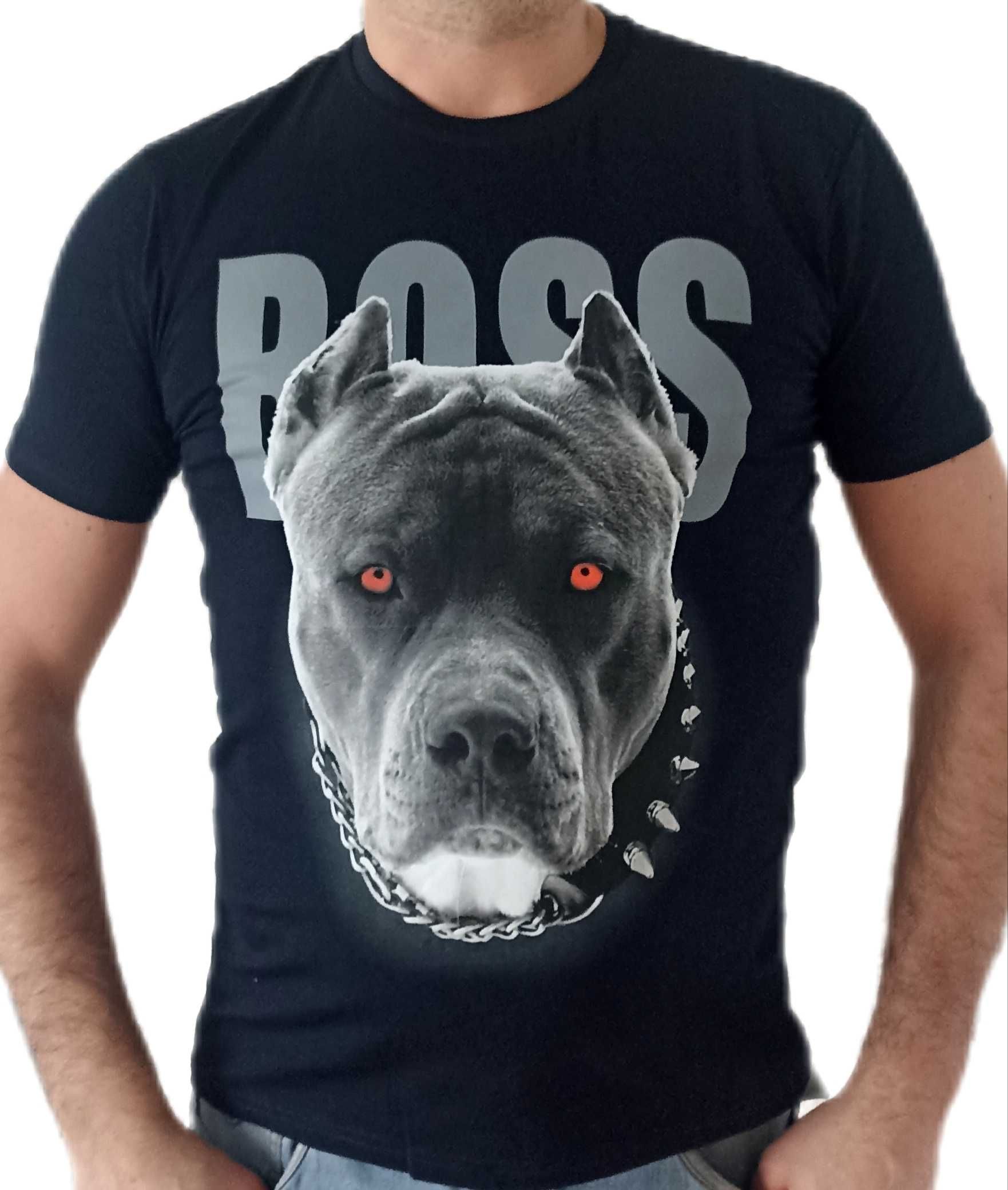 BOSS EXTRARUM T-SHIRT koszulka czarna r. M,L