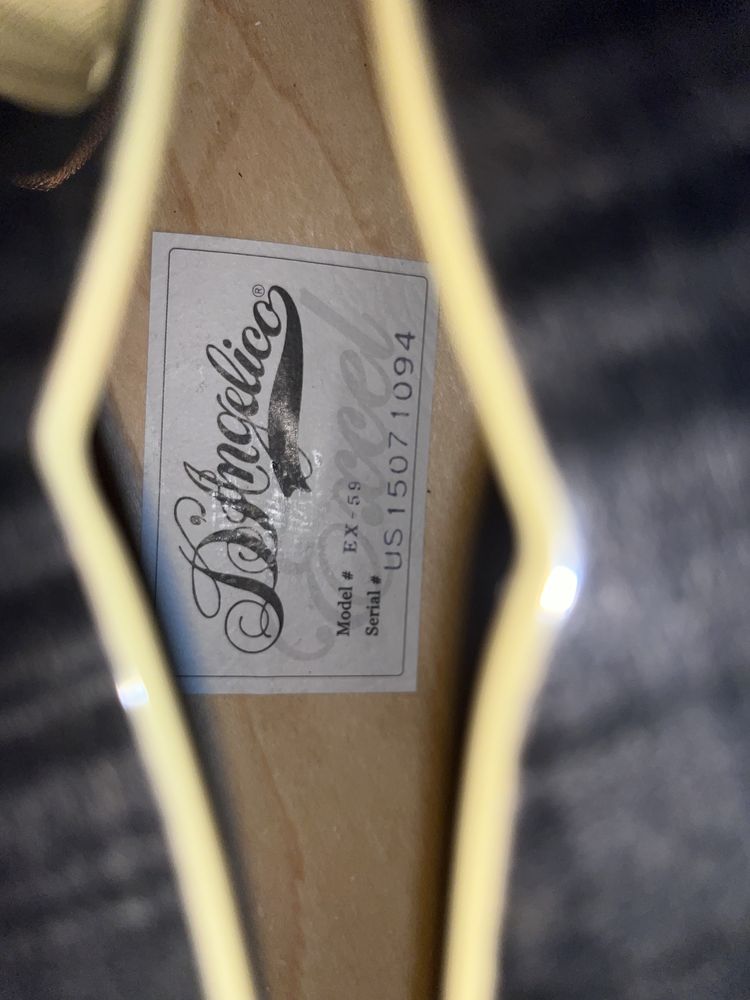 D’angelico EX-59 standard gitara jazzowa hollow body
