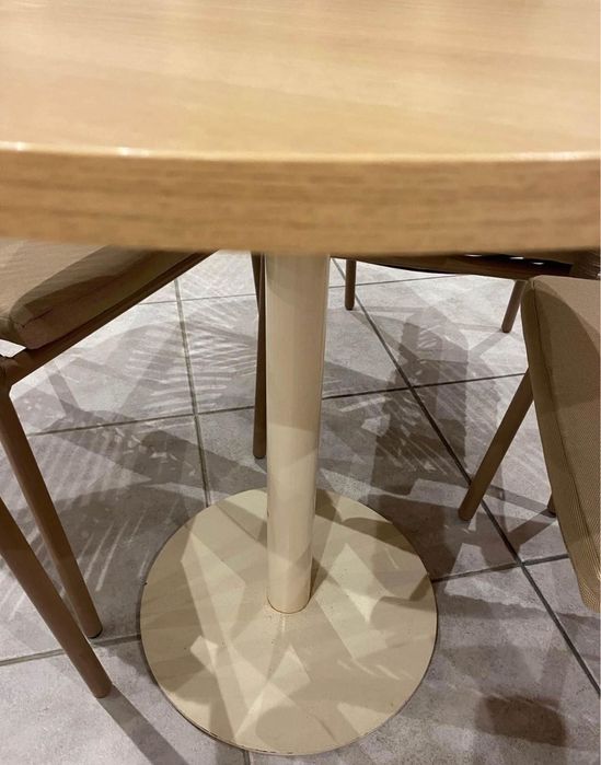 Mesa IOWA redonda carvalho