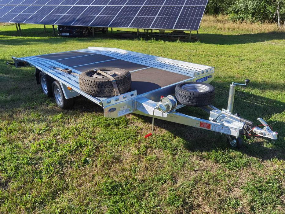 Wynajem przyczepa 4.5x2.1  laweta autolaweta transport wypożyczalnia