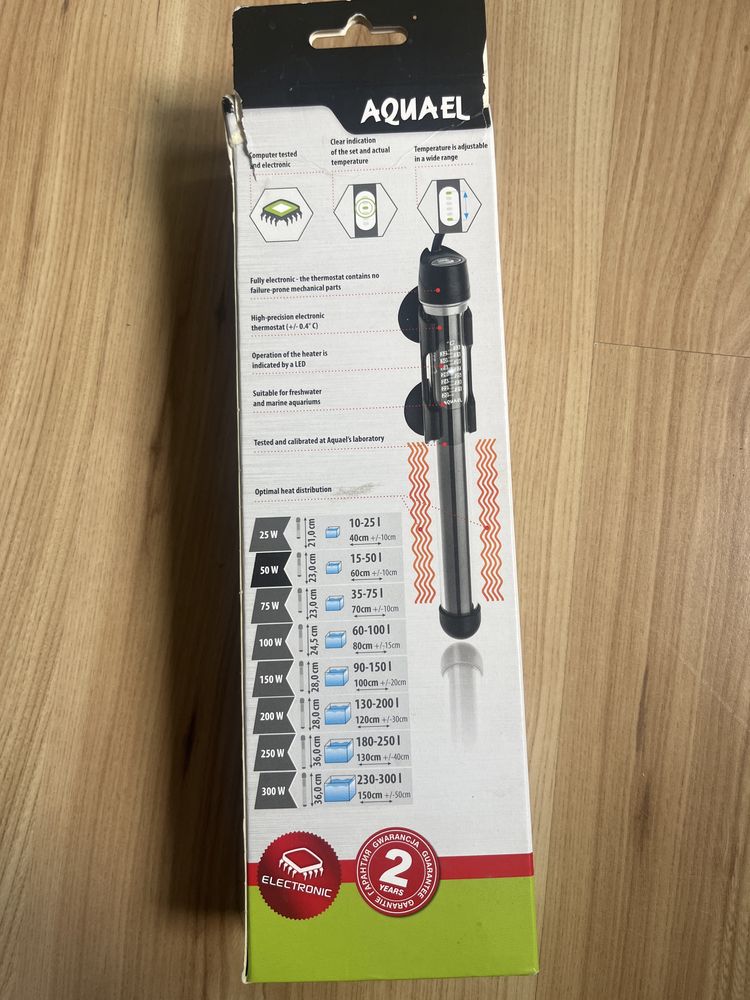 Grzałka do akwarium aquael platinum heater 50