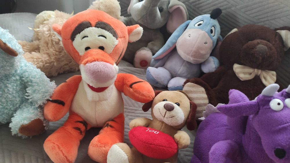 Zabawki pluszaki / Zestaw pluszaków 15 sztuk - Kubuś Puchatek i inne